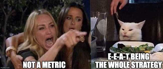 Explaining E-E-A-T is not a metric in the boardroom